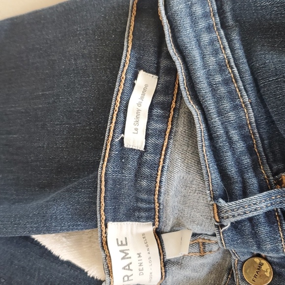 NWOT AGOLDE NICO HIGH RISE SLIM FRAYED CHEWED HEM SZ 30 - Picture 13 of 16